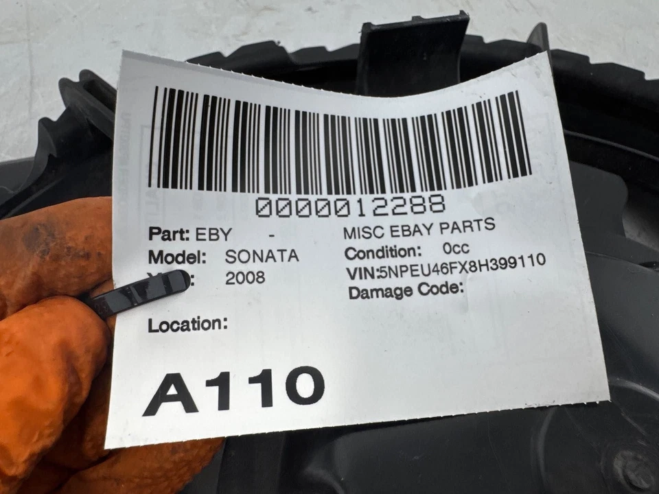 2006 - 2009 HYUNDAI SONATA 3.3L RADIATOR COOLING FAN MOTOR & SHROUD OEM - Image 3 of 4