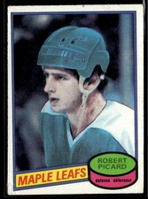 1980-81 Topps Robert Picard Toronto Maple Leafs #255