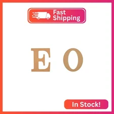 Plaid 5" Wooden Unfinished DIY Letter Arts Crafts Projects, 63558 & 63568