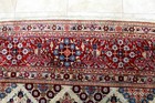10X14  INCREDIBLE RARE ANTIQUE HAND KNOTTED VEGETABLE DYE GEOMETRIC SAROUKK RUG — photo 7