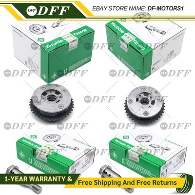 INA Intake&Exhaust Camshaft Adjuster & VVT Solenoid Set for BMW F22 F30 N20 2.0L