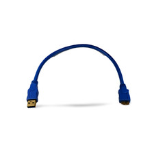 1ft USB 3.0 SuperSpeed Micro B Cable - Blue