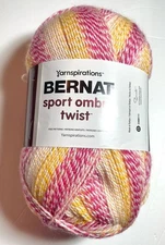BERNAT SPORT OMBRÉ TWIST 1pk. SORBET.   I Combine Shipping. READ DETAILS.