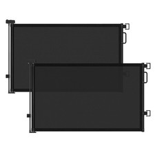 Cideny Retractable Baby Gates 2 Pack, 55" Wide Mesh Dog Gate Indoor RMG3455