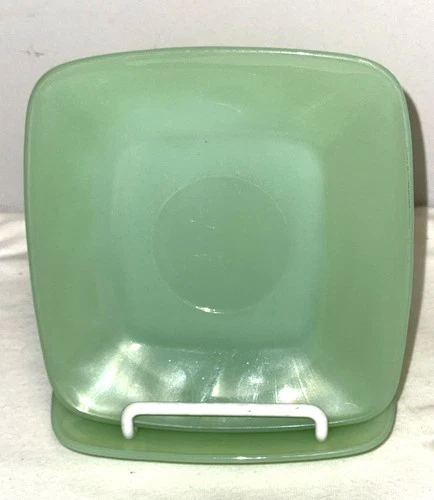 2 Fire King CHARM JADEITE 5 1/4" SAUCERS