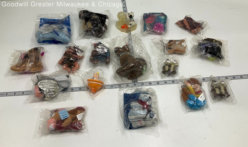 Vintage Lot Of 18 McDonald's Movie Character Kids Meal Toys