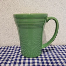 LATTE bistro MUG CUP jade green FIESTA WARE 18 OZ