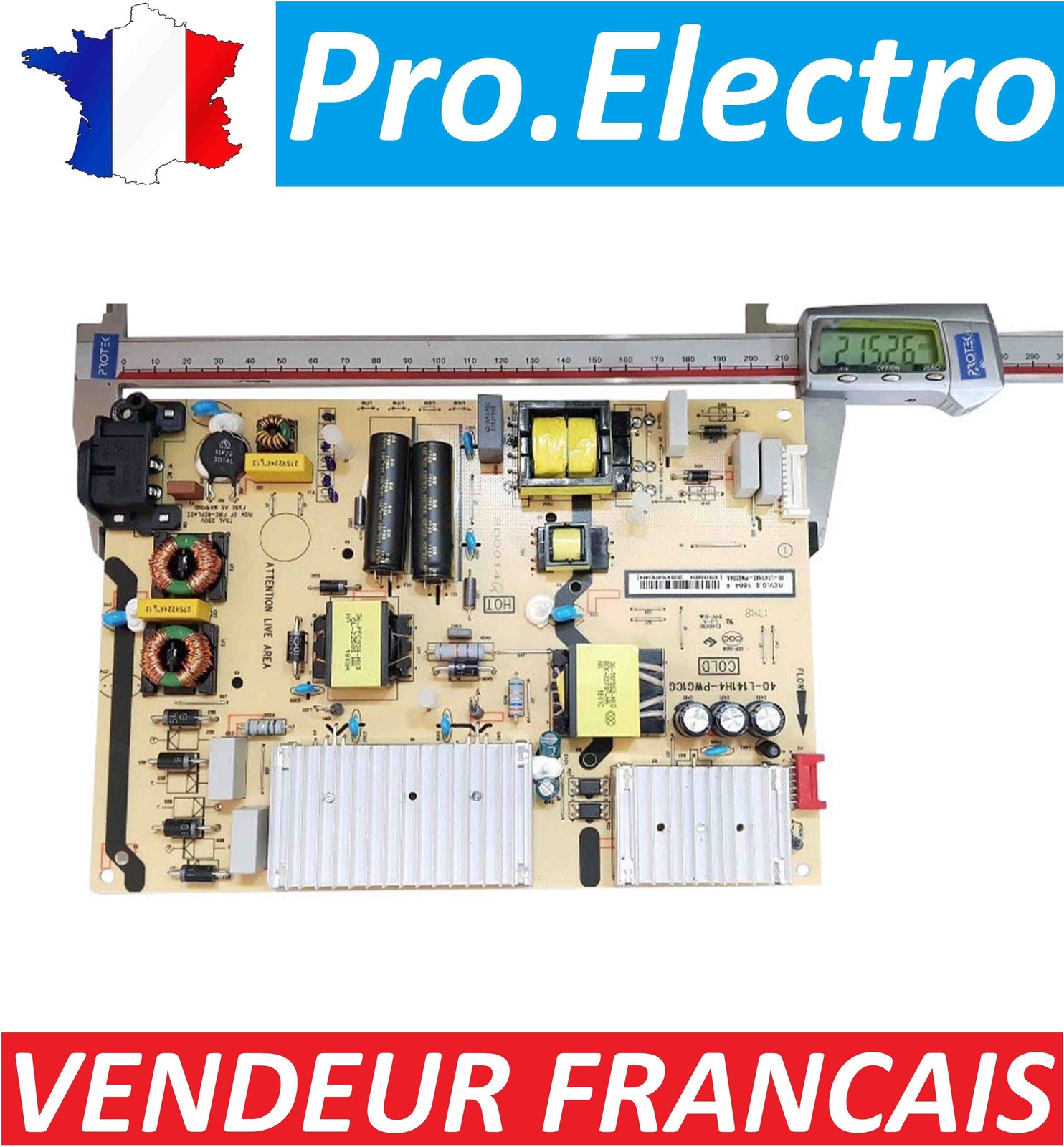 Réparer écran noir TV TCL avec l'alimentation 40-L141H4-PWG1CG 49-55 pouces