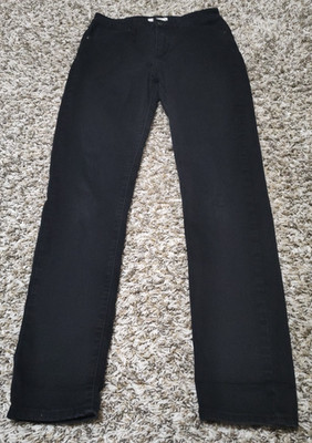 Levis 721 Jeans Womens 29 Black High Rise Skinny Cotton Stretch Denim