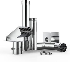 3 Inch Horizontal Vent Pipe Kit for Gas Tankless Heater