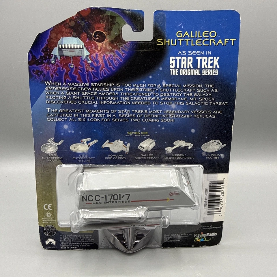 Johnny Lightning - Legends of Star Trek Series 1 - EUA ENTERPRISE NCC-1701 - Imagem 3 de 3