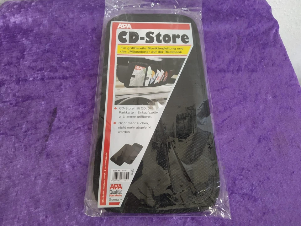 Dieser APA CD-Store ist ein Auto-Organizer zur Aufbewahrung von CDs oder DVDs. - Bild 1 von 2