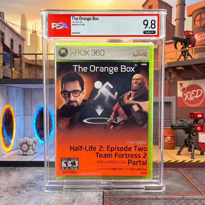 The Orange Box   PSA 9.8 A+   1st Print   Xbox 360