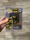 Funko Pop! Batman Black / Yellow #01 DC Art Series Target Exclusive w/ Protector
