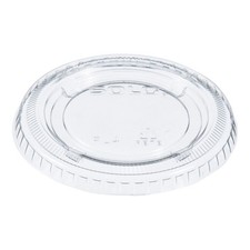 Solo Disposable Souffle Cup Lid Clear Plastic 125 Ct PL4N