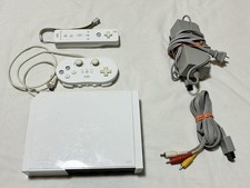 Nintendo Wii Console RVL-001 : Set 2 Controllers and One Game Tested Working