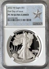 2022-W Proof $1 American Silver Eagle Congratulations Set NGC PF70 UC FDI Star