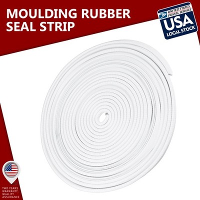 6m/20ft Car Door Trim Edge Lock Guard Moulding Rubber Seal Strip Protector White
