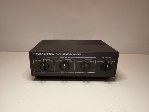 Centro de Control de Cinta Realista Modelo 42-2115 - Selector de Grabación Estéreo