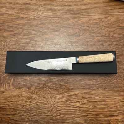 MIYABI 5000MCD Gyuto Knife 6in Birchwood Handle, Stainless Steel, 34373-160