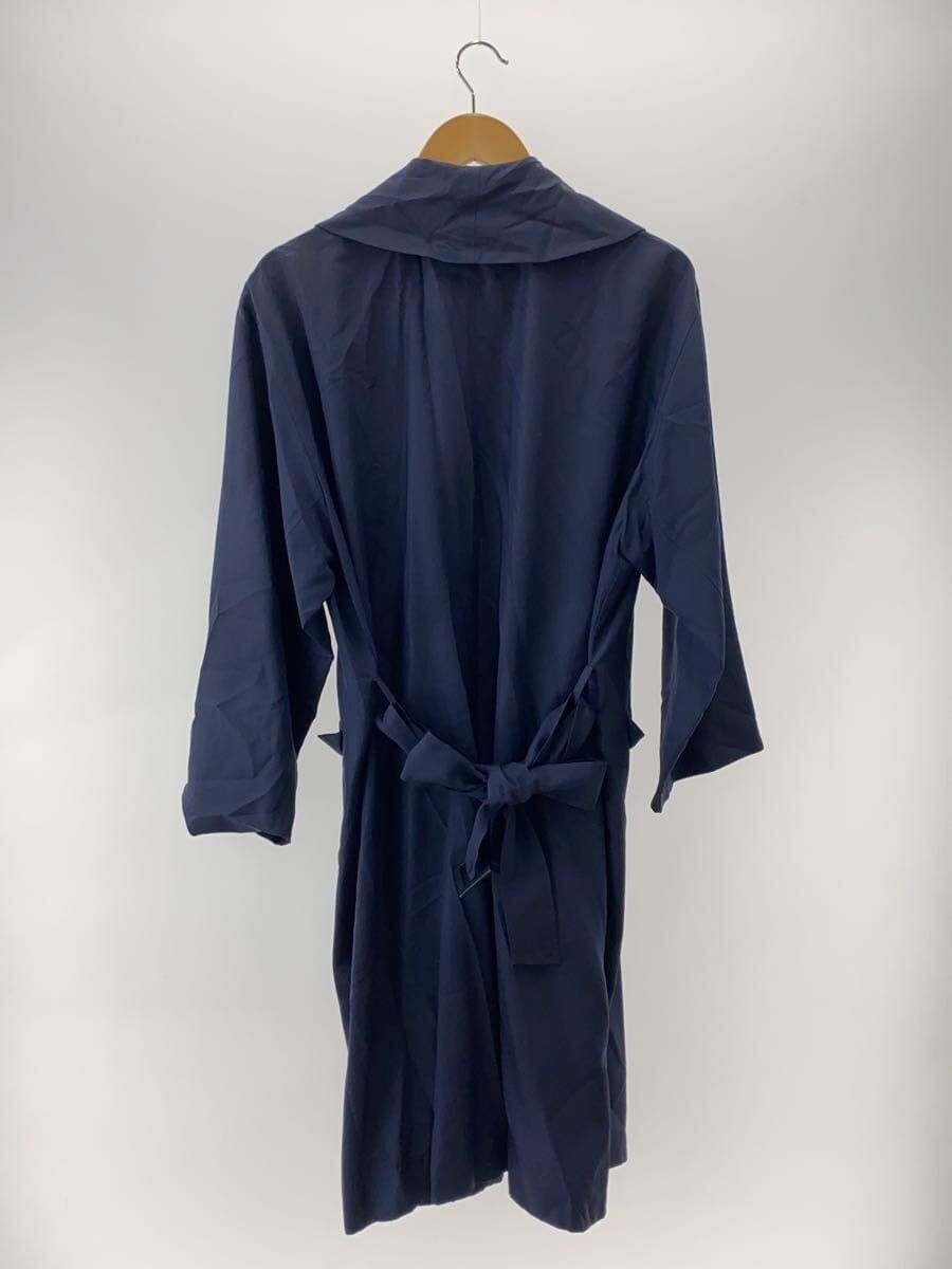 ALTRA Christian Dior altro cappotto 9 seta blu navy