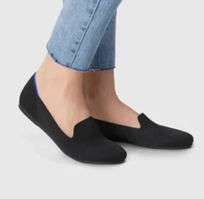 Rothys Shoes Womens 9 The Loafer Casual Comfort Slip On Loafer Flats Black