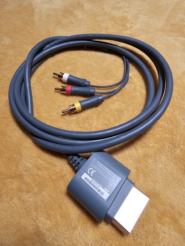 Xbox 360 AV Composite Audio/Video Cable Official OEM Microsoft - Picture 2 of 3