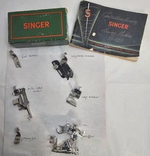 Singer Sewing Machine Attachments 15-125 Manual Ruffler Hemmer Binder Stitcher