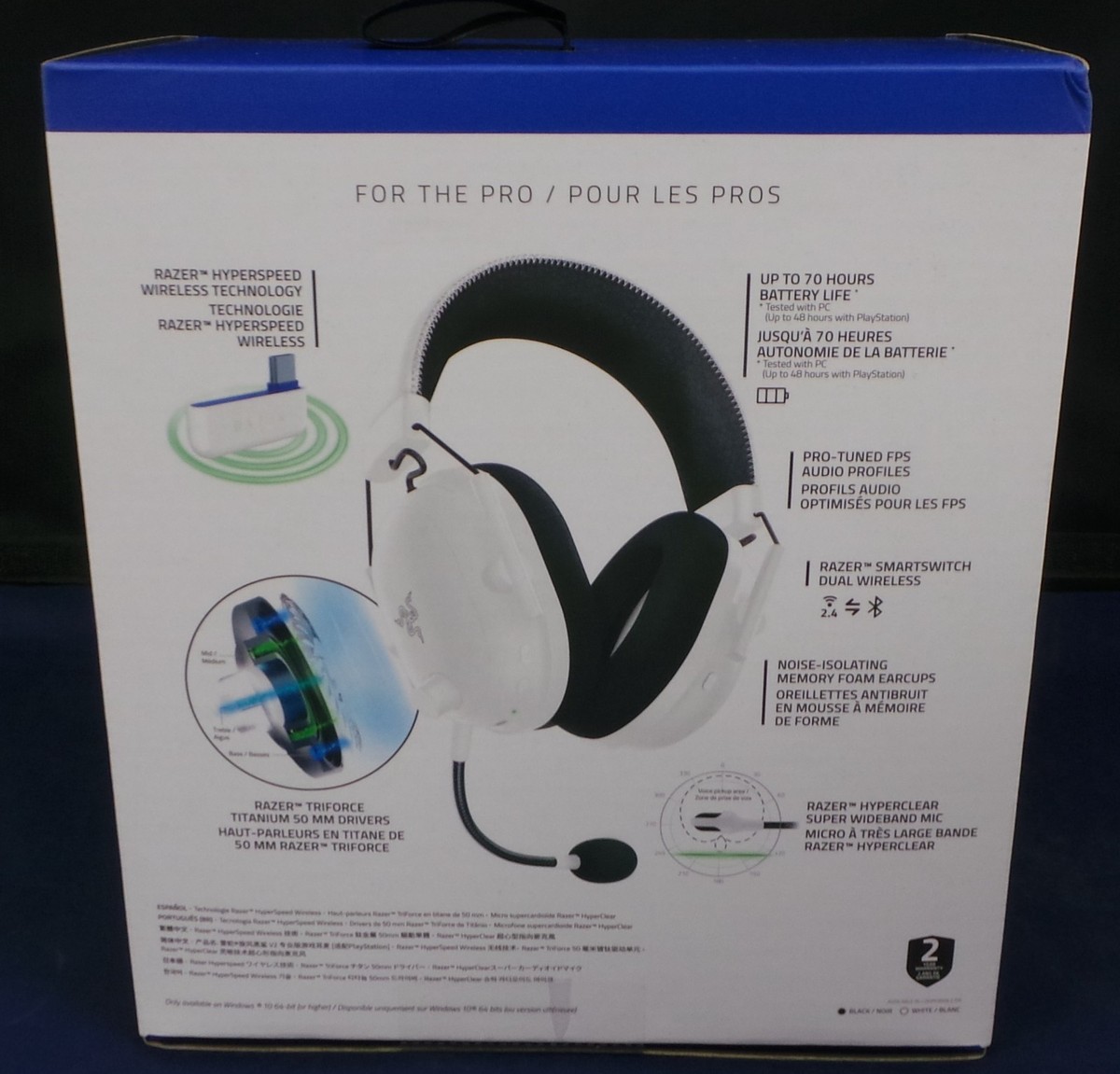Razer Blackshark V2 Pro White Edition (PS5/PC/SWITCH) BRAND NEW | eBay