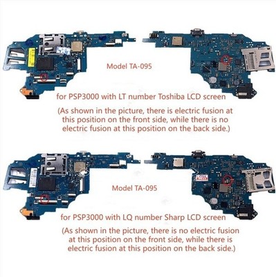Original Pulled Motherboard for PSP3000 090 092 093 095 Maindboard