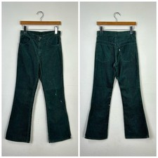 70s vintage distressed levis 646 corduroy flare pants boot cut size 28 865557