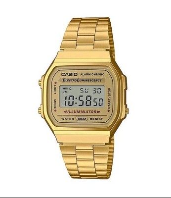 CASIO Vintage Iconic - A168WG-9EF - Unisex - Armbanduhr Unisex Digital Gold