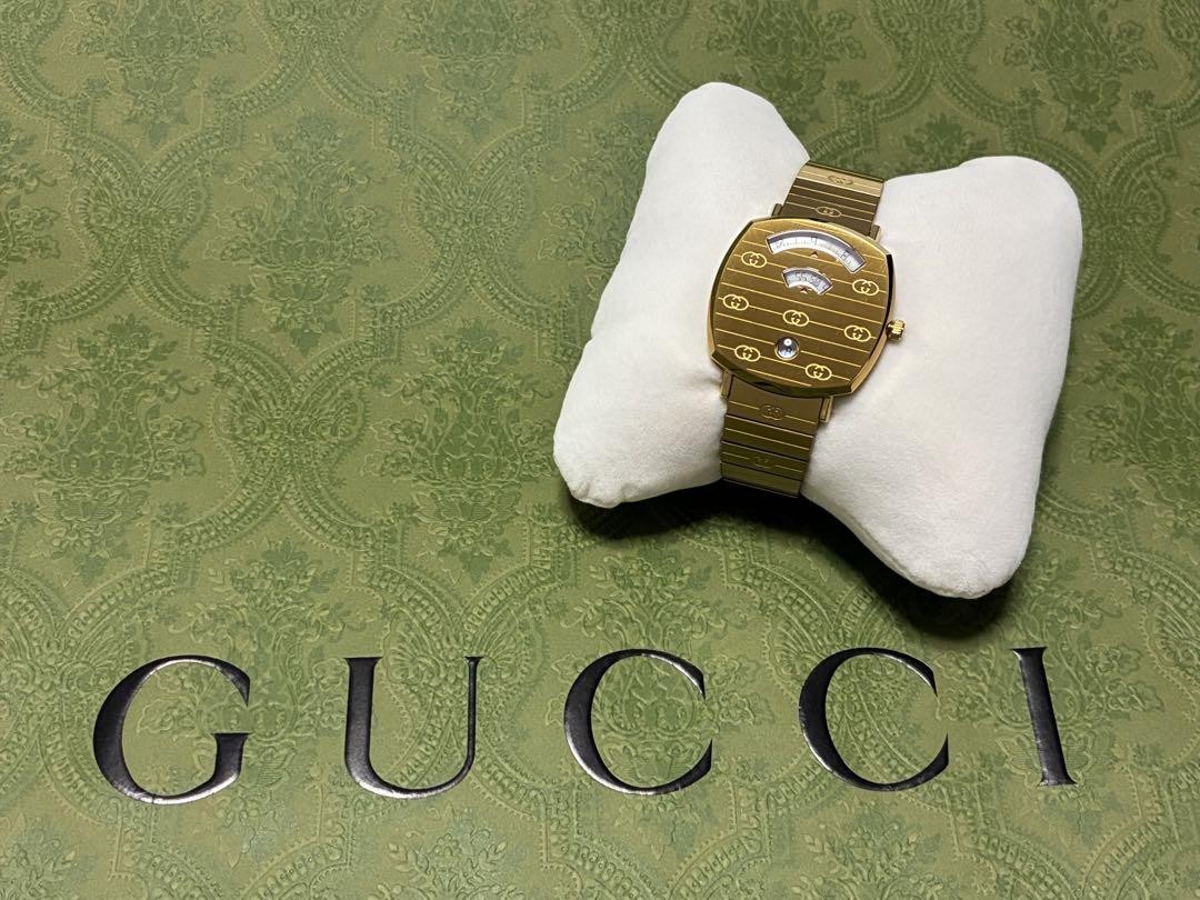 Gucci Grip Gold Quartz Watch for Men and Women