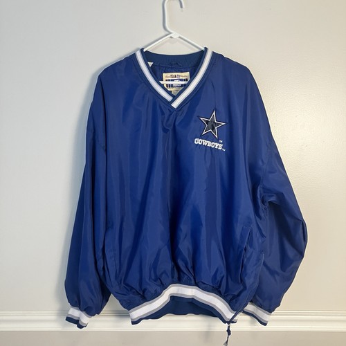 DALLAS COWBOYS NFL Football Authentic VTG Starter Pullover Jacket Aikman #8 XXL - Bild 2 von 12
