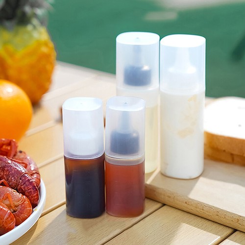 Portable Mini Sauce Seasoning Box Barbecue Oil Kitchen Bottle With Lid Picnic - Imagen 6 de 16