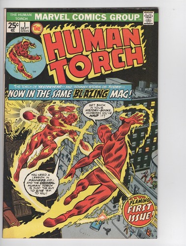 Human Torch #1 FN+ 1974 Old and New Marvel Bronze