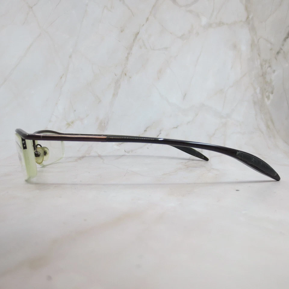 Marco de gafas Columbia gris bloqueo Co1 para mujer marrón pulido medio borde 52-18-135 Foto 3 de 4