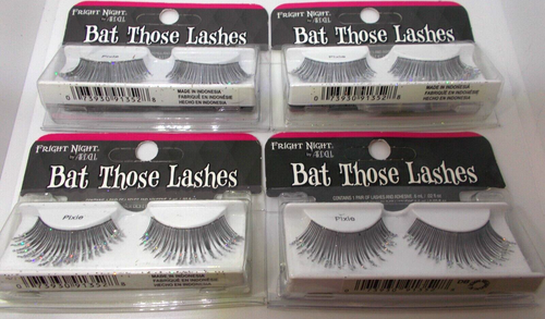 4 sets Ardell bat those lashes pixie glitter lashes 2 pc sets includes adhesive