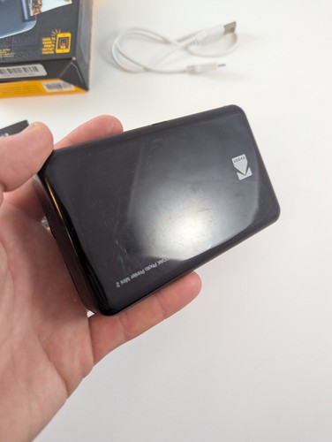 Kodak Fotodrucker tragbar Mini 2 schwarz Bluetooth IOS & Android UNGETESTET - Bild 2 von 10