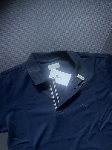 Brioni  Polo T-shirt Size  XL color  Navy