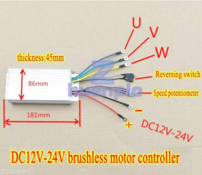 ONE brushless motor controller High Power Driver DC12V-24V 500W 30A