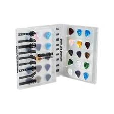 Guitar Pick Collection Kit, Holds 225 picks, Clear