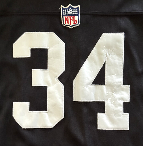 BO JACKSON Reebok Throwbacks NFL 1987 Oakland Raiders SZ 56 LS Jersey ISSUES - Picture 2 of 12