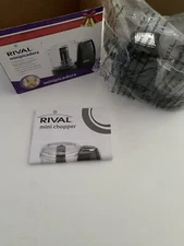 Rival Mini Electric Food Chopper 1.5-cup Black Model MC-67BL New Open Box
