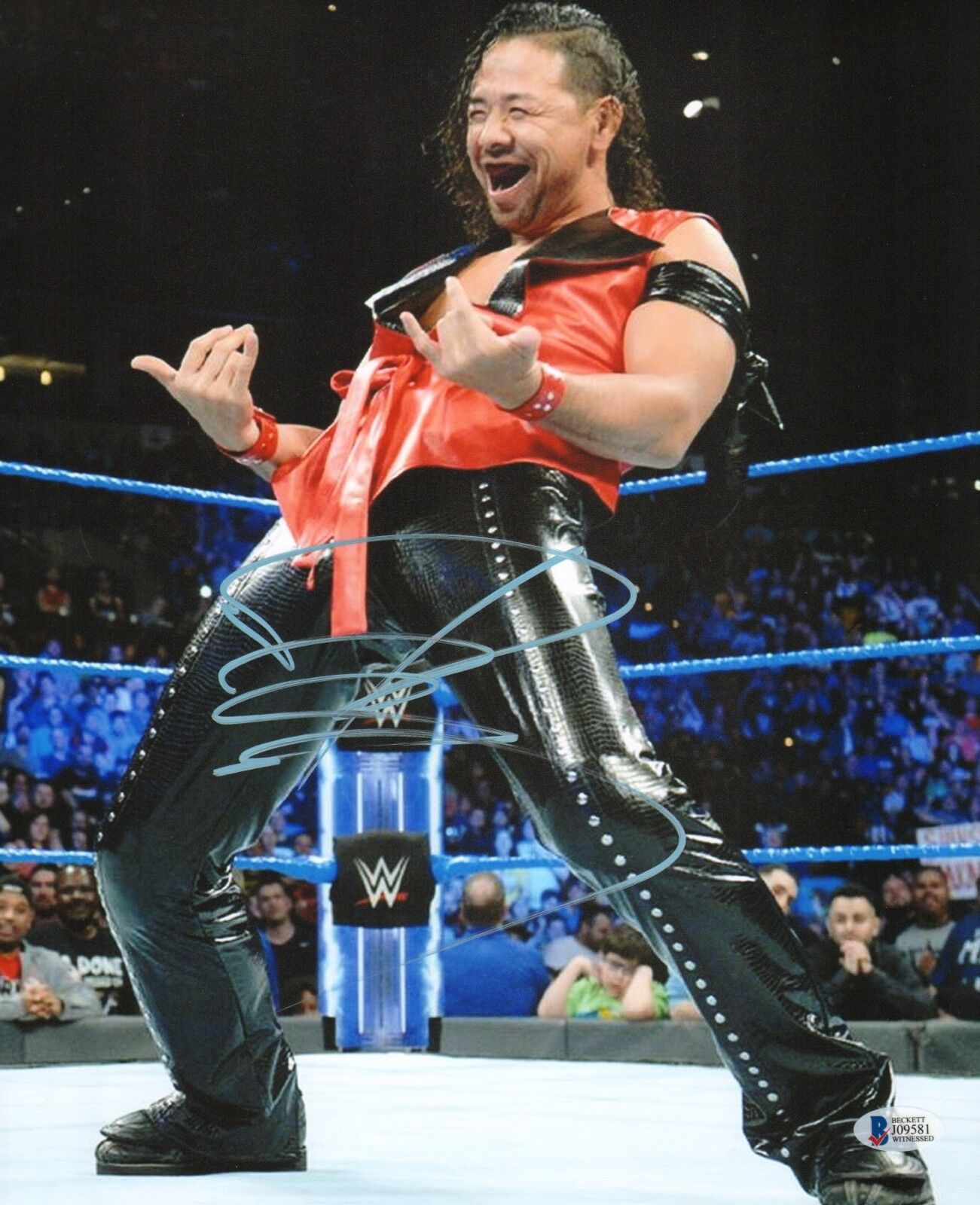 Shinsuke Nakamura Signed WWE 11x17 Photo (ACOA)