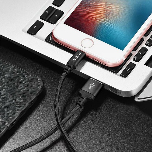 Hoco High Speed X14 2m Ladekabel Nylon USB Kabel Datenkabel Handykabel - Bild 6 von 7