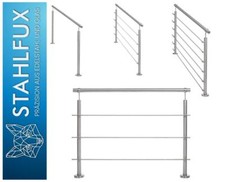 Treppengeländer V2A Edelstahl | 80 180 cm | ...