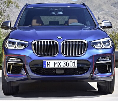 Genuine BMW G01 X3 G02 X4 M40i Front Bumper Fog Lamp Side Grille
