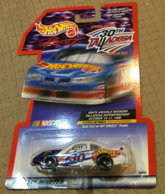 Hot Wheels 30th Anniversary Talladega #44 Nascar Die Cast Car 1:64