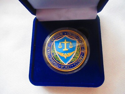 Federal Trade Commission Challenge Coin W/ Presentation Box
